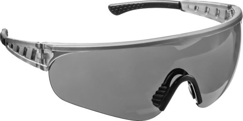 Очки защитные STAYER PRO-X, открытого типа, серые, широкая монолинза, защитные очки, Professional  картинка